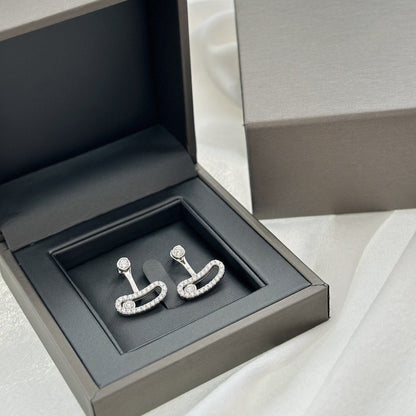 [Stars Jewelry]MOVE UNO SILVER DIAMOND EARRINGS