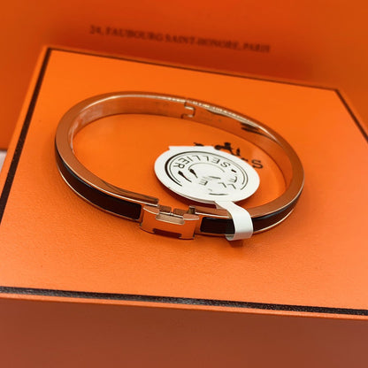 [Stars Jewelry]CLASSIC HM CLIC BLACK 8MM ENAMEL BRACELET