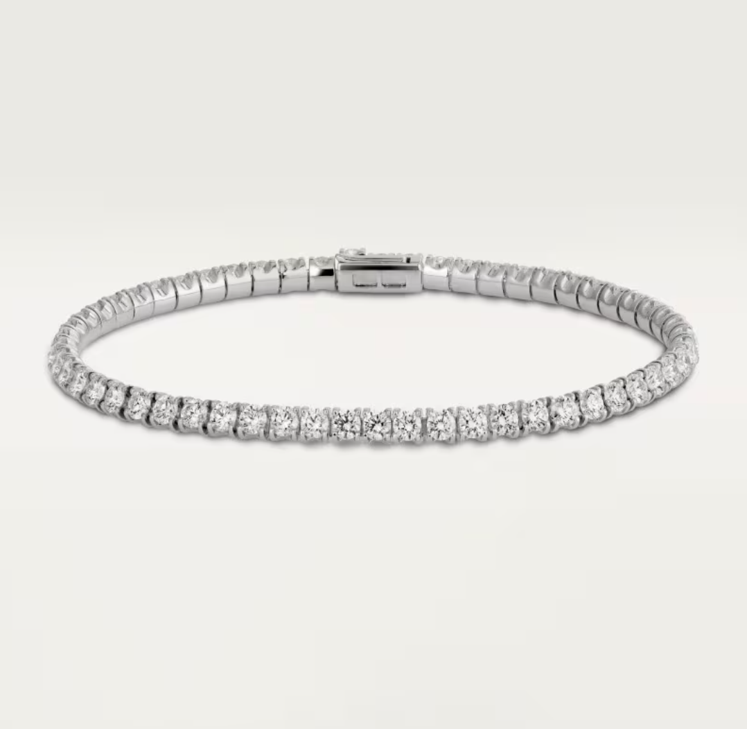 [Stars Jewelry]  CLASSIC BASEBALL BRACELAT, 52 DIAMOND