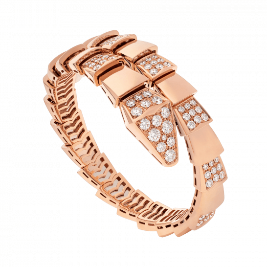 [Stars Jewelry]SERPENTI WIDE BRACELET PINK GOLD DIAMOND