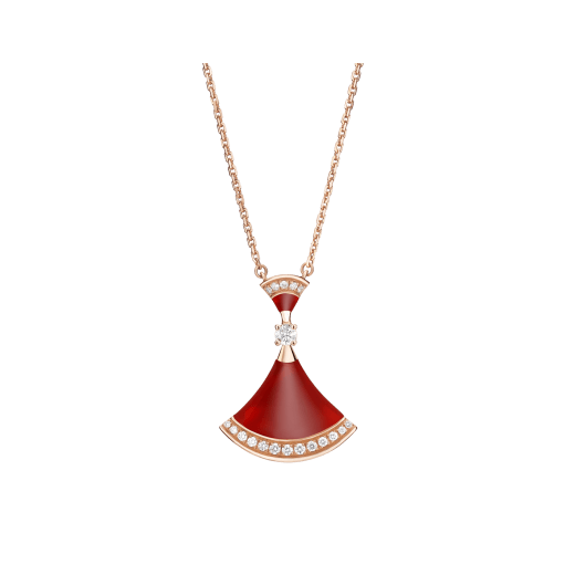 [Stars Jewelry]DREAM NECKLACE CARNELIAN DIAMOND