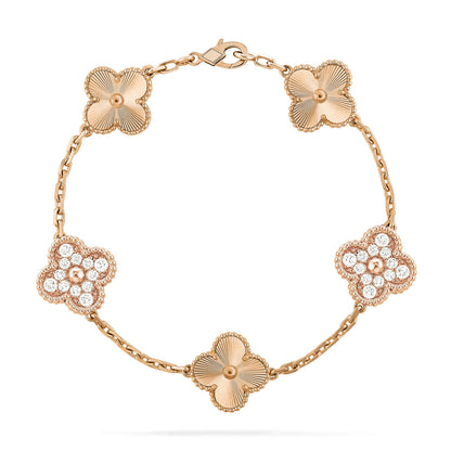 [Stars Jewelry] CLOVER 5 MOTIF LASER BRACELET COLLECTION