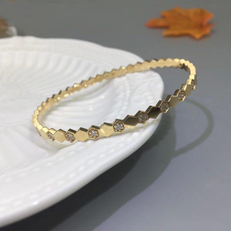 [Stars Jewelry]BEE LOVE GOLD DIAMOND BRACELET