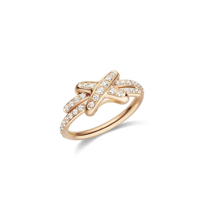 [Stars Jewelry]JEUX DE RING PINK GOLD DIAMOND