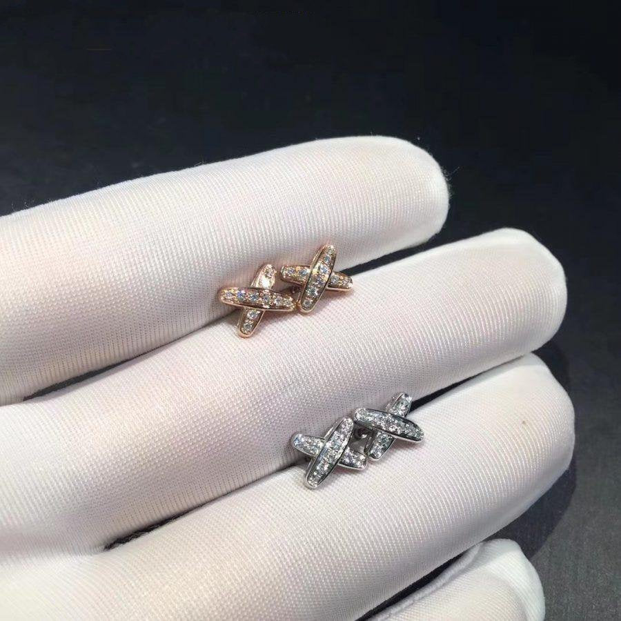 [Stars Jewelry]JEUX DE DIAMOND EARRINGS
