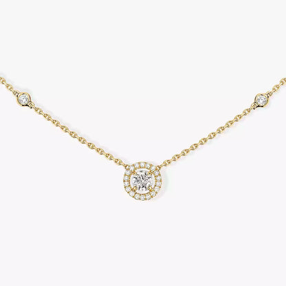 [Stars Jewelry]Diamond Necklace 0,20ct Brilliant Shape Joy