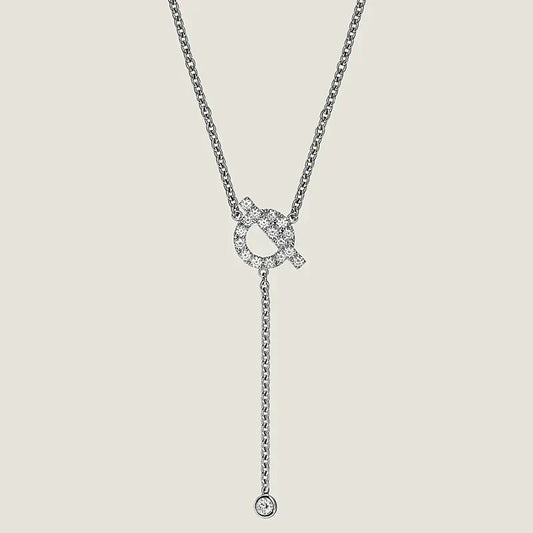 [Stars Jewelry]FINESSE SILVER DIAMOND NECKLACE