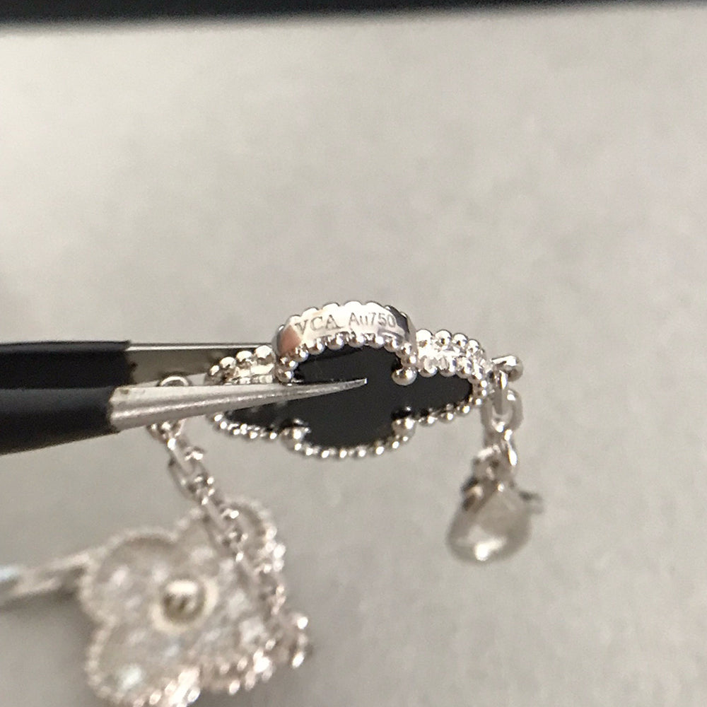 [Stars Jewelry] CLOVER 5 MOTIF ONYXS BRACELET COLLECTION