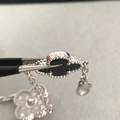 [Stars Jewelry] CLOVER 5 MOTIF ONYXS BRACELET COLLECTION