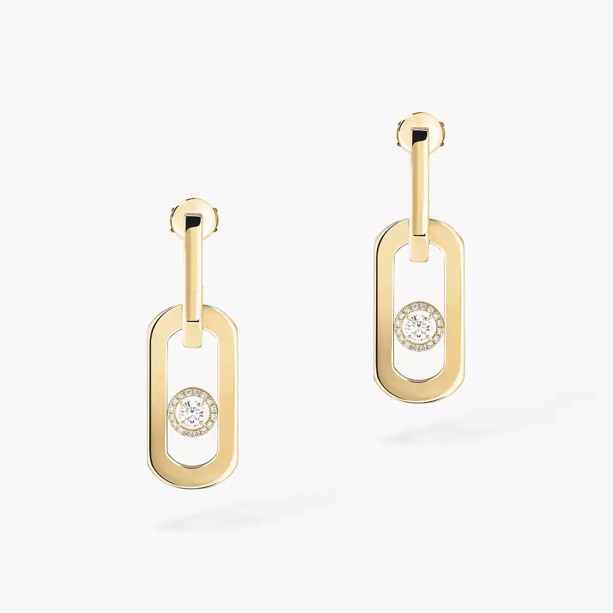 [Stars Jewelry]So Move XL Diamond Pendant Earrings