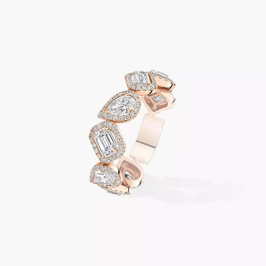 [Stars Jewelry]Diamond Wedding Ring My Twin