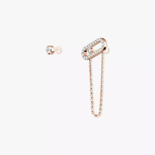 [Stars jewelry]Move Uno Diamond Earrings