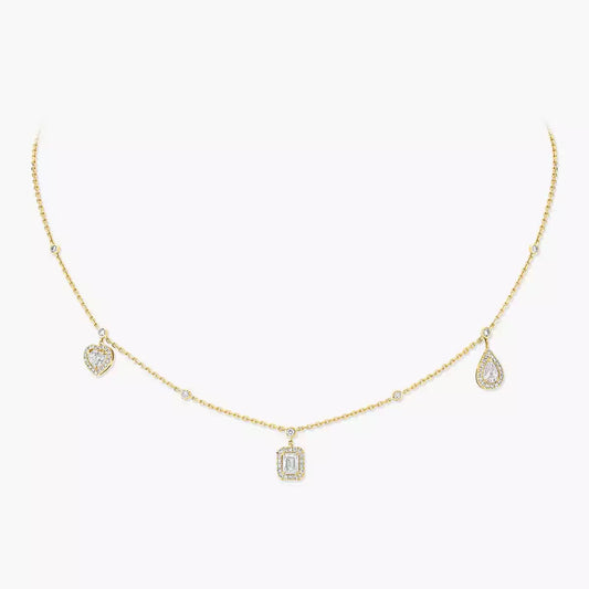 [Stars Jewelry]My Twin Diamond Necklace in Silver