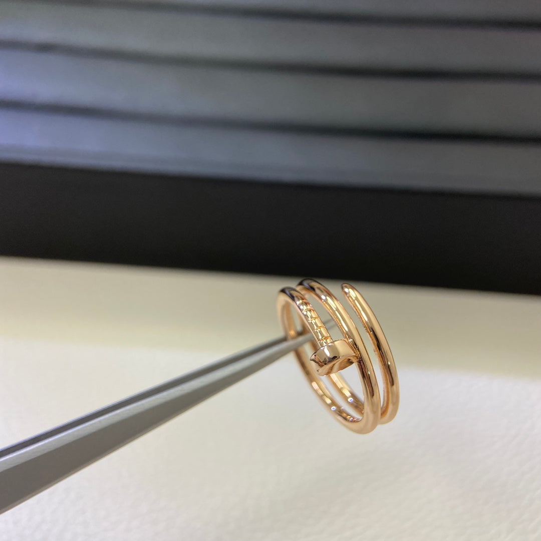 [Stars Jewelry]SMOOTH THREE-BAND NAIL RING