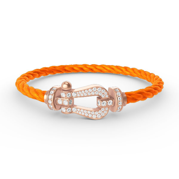 [Stars Jewelry]FORCE LARGE HORSESHOE FULL DIAMOND BRACELET ROSE GOLD