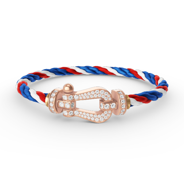 [Stars Jewelry]FORCE LARGE HORSESHOE FULL DIAMOND BRACELET ROSE GOLD
