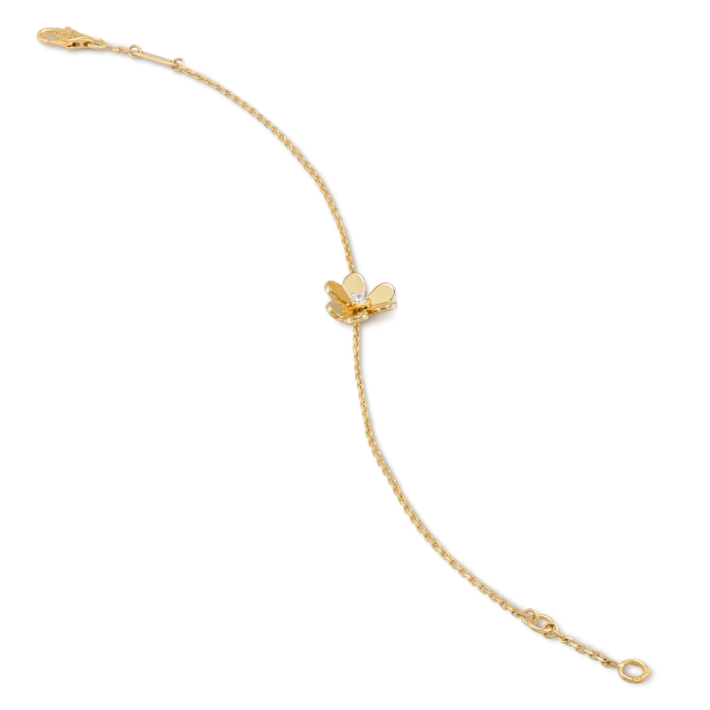 [Stars Jewelry]FRIVOLE GOLD FLOWER PINK MALACHITE BRACELET