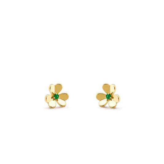 [Stars Jewelry]FRIVOLE  FLOWER MALACHITE EARRINGS