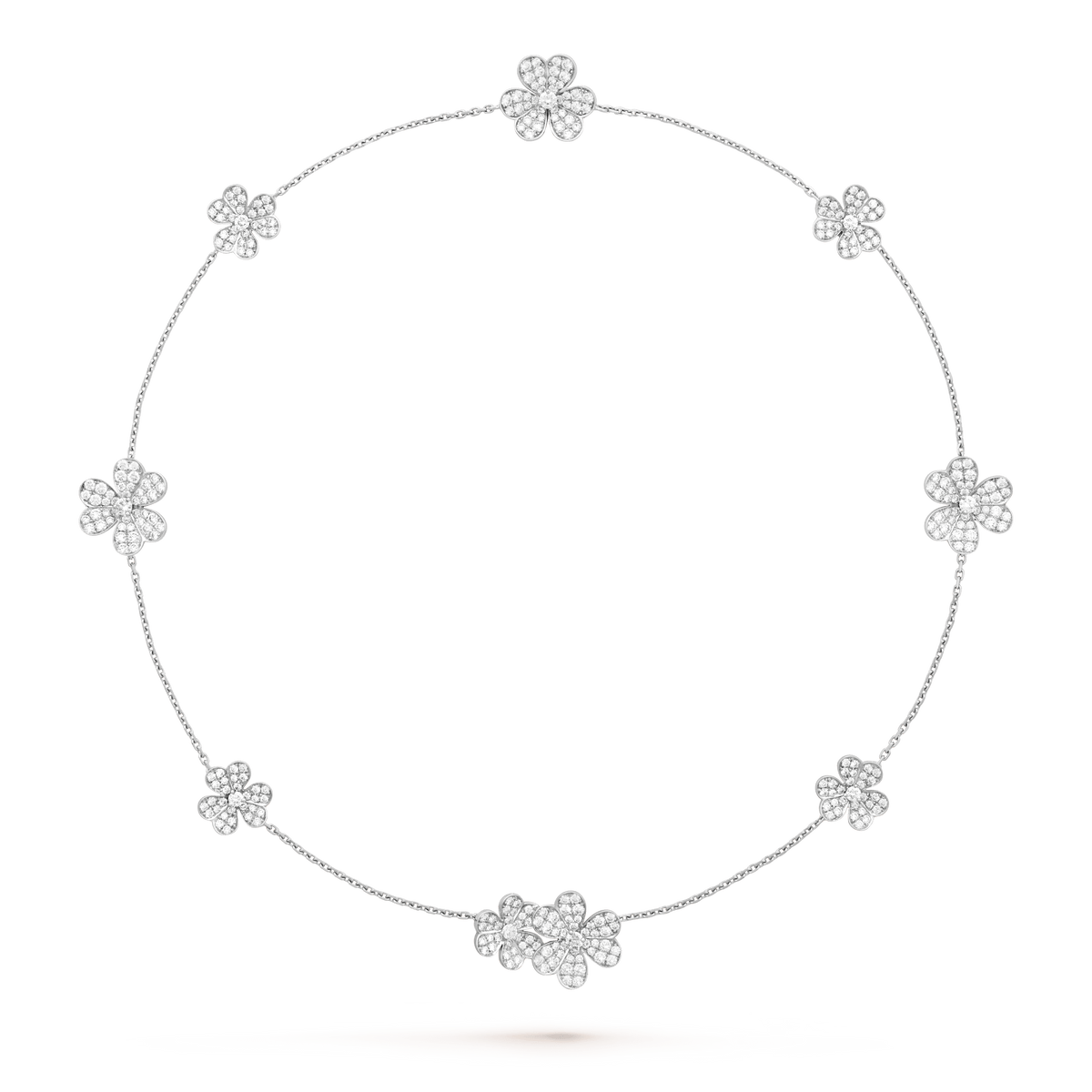 [Stars Jewelry]FRIVOLE SILVER 9 FLOWERS NECKLACE