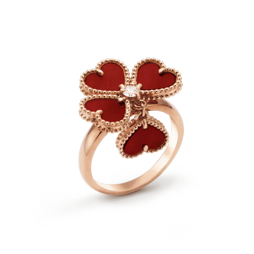 [Stars Jewelry]SWEET CLOVER CARNELIAN RING