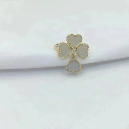 [Stars Jewelry]SWEET CLOVER WHITE MOP RING