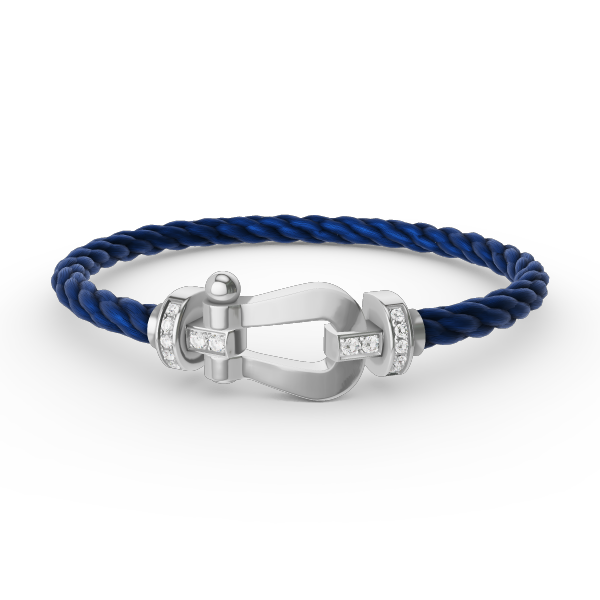 [Stars Jewelry]FORCE LARGE HORSESHOE HALF DIAMOND BRACELET SILVER