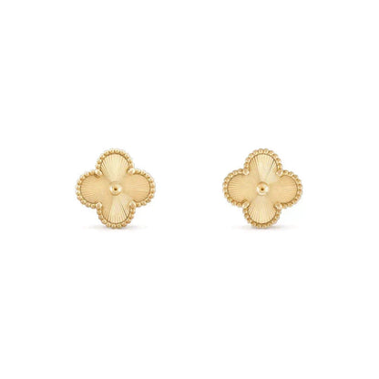 [Stars Jewelry]CLOVER MEDIUM 1 MOTIFS LASER EARRINGS