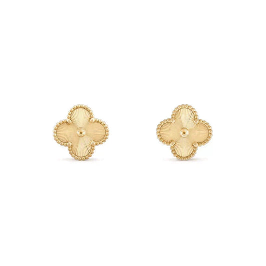 [Stars Jewelry]CLOVER MEDIUM 1 MOTIFS LASER EARRINGS