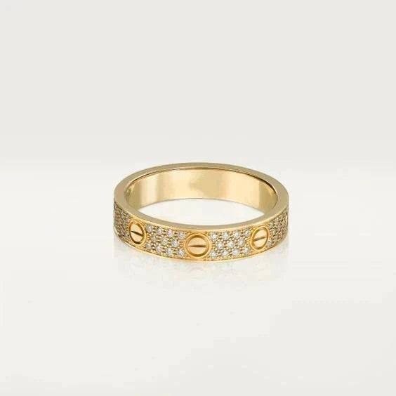 [Stars Jewelry]LOVE RING 3.6MM DIAMOND PAVED