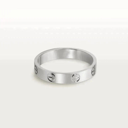 [Stars Jewelry]LOVE RING 4MM 1 DIAMOND SILVER